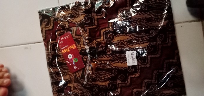 Batik Dolby Dolbi Dobby Doby Tenun Sutra Tulis Katun Atbm Baron Atasan Batik Wanita Sogan Srg308