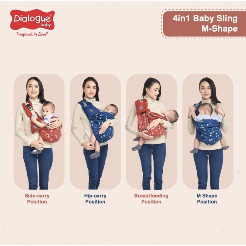 Dialogue Baby Gendongan Samping 4 in 1 M-Shape Planet Series DGG4251,DGG4401