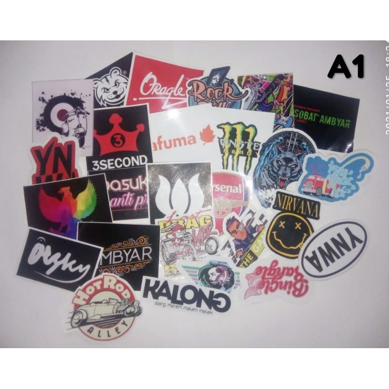 

stiker costem/campur/ sticker vinyl