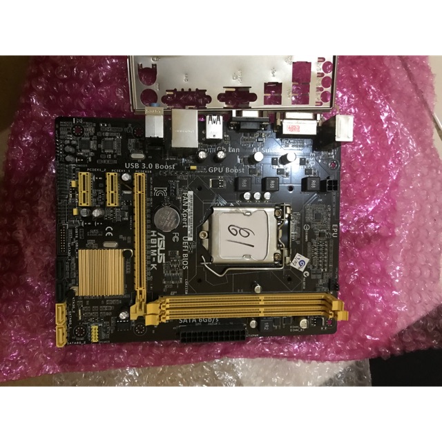 Paket Mainboard H81 core i7 4770 fan ram 16gb