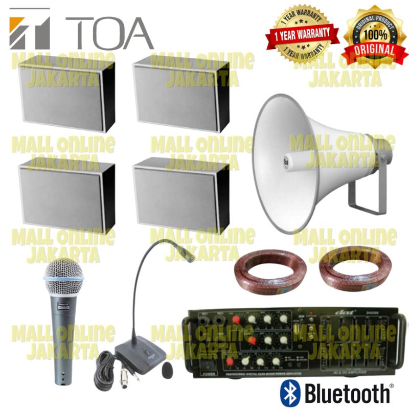 Paket Toa sound system Masjid Speaker indoor outdoor mesjid