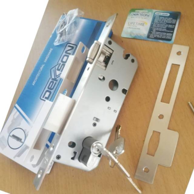 body pelor dekkson pintu kayu body kunci roller pelor dekson + silinder dekson garansi 50 tahun KUNC