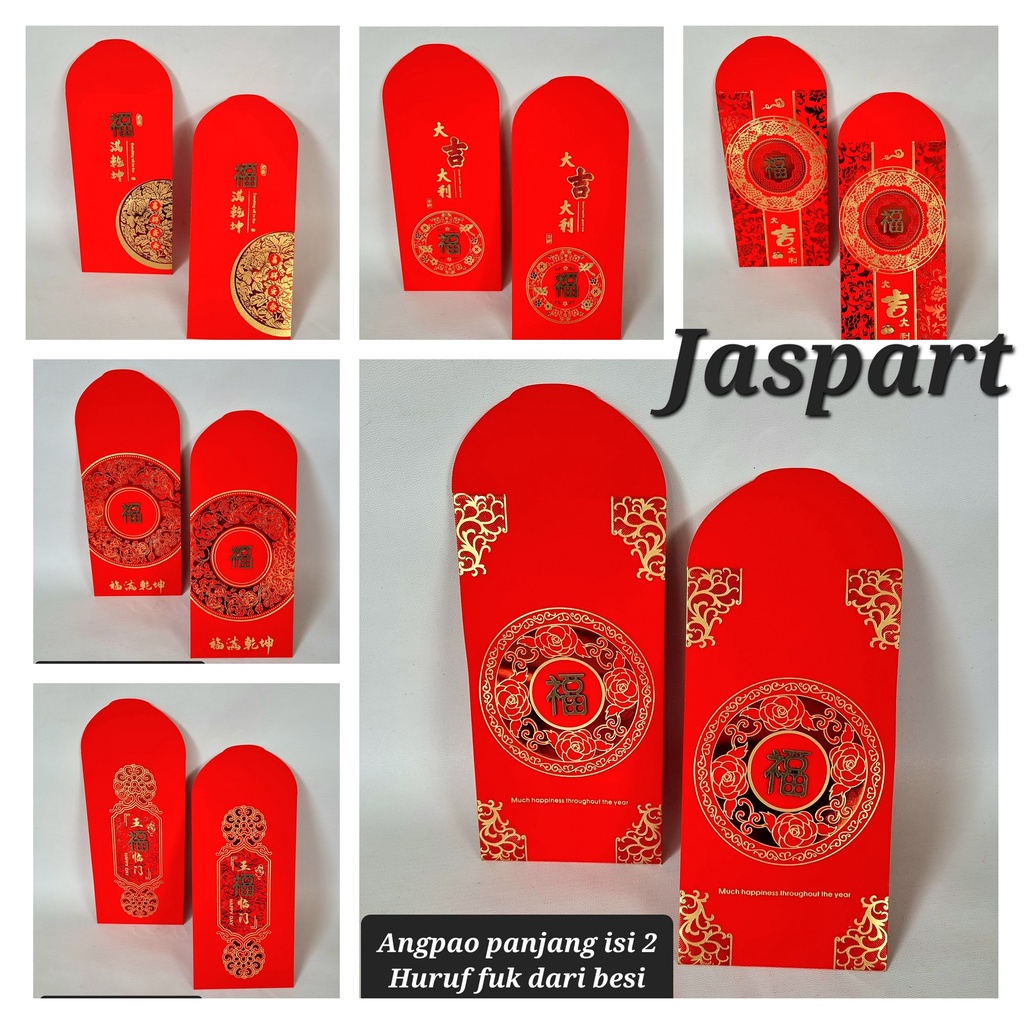 

ANGPAO IMLEK FUK FU PANJANG HONGBAO FUNGPAU FUK ANGPAO IMLEK SHIO KELINCI 2023 3D TIMBUL