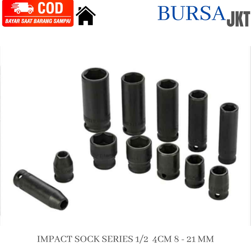 MATA SOCK SOK IMPACT KONEKTOR 1/2 DEEP WALL 4 CM 13 MM