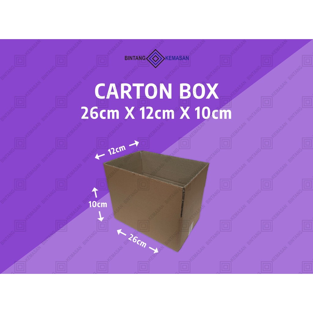 

Kardus Karton Double Wall 26x12x10cm Dus Packing
