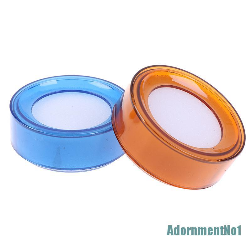 (AdornmentNo1) 2pcs / Lot Spons Damper Jari Bentuk Bulat Bahan Plastik Untuk Mesin Kasir