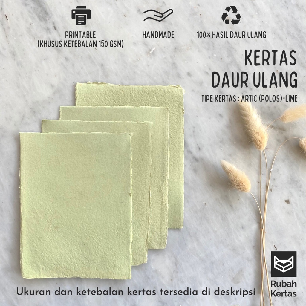 

Kertas Daur Ulang Warna Lime