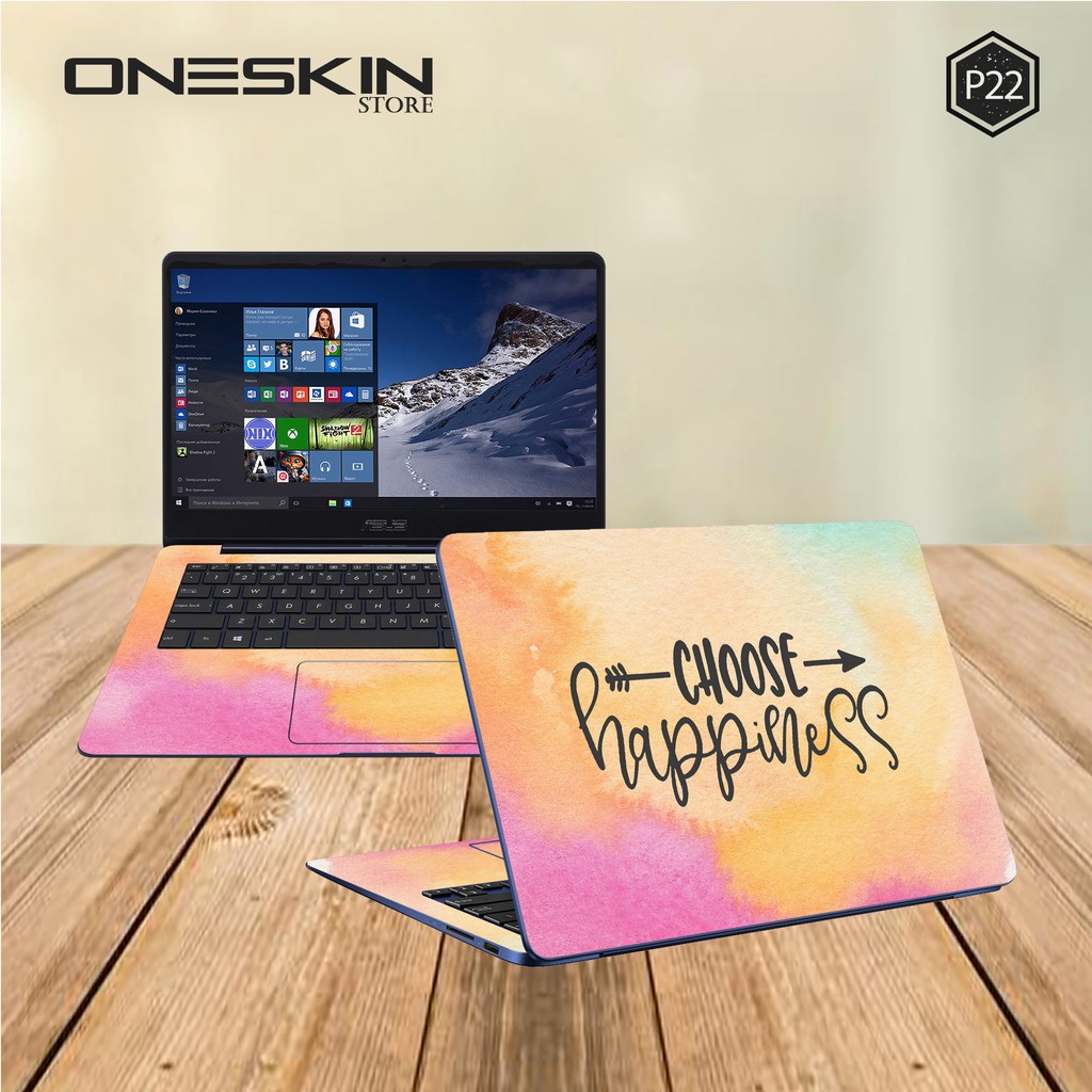 Aksesoris Laptop / Garskin / Skin / Aksesoris Komputer / Aksesoris Handphone-Paket Duo Custom