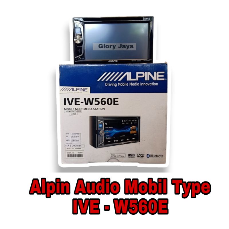 Audio Mobil Second/Alat Pemutar Disc/Radio/Layar Alpine