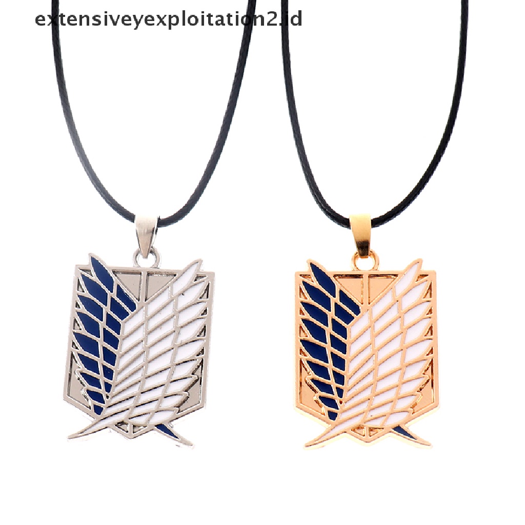 Id Kalung Rantai Liontin Sayap Attack On Titan Liberty Freedom Investigation Corps