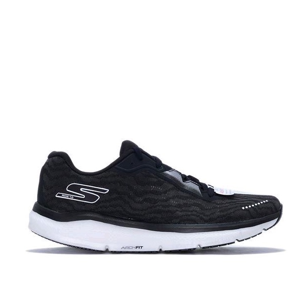 Skechers GO RUN RIDE 10 Men's Running Shoes - Black/White Original