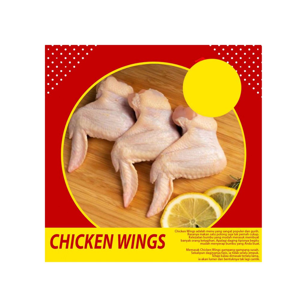 

CHICKEN WINGS (SAYAP AYAM) - 1000 GRAM