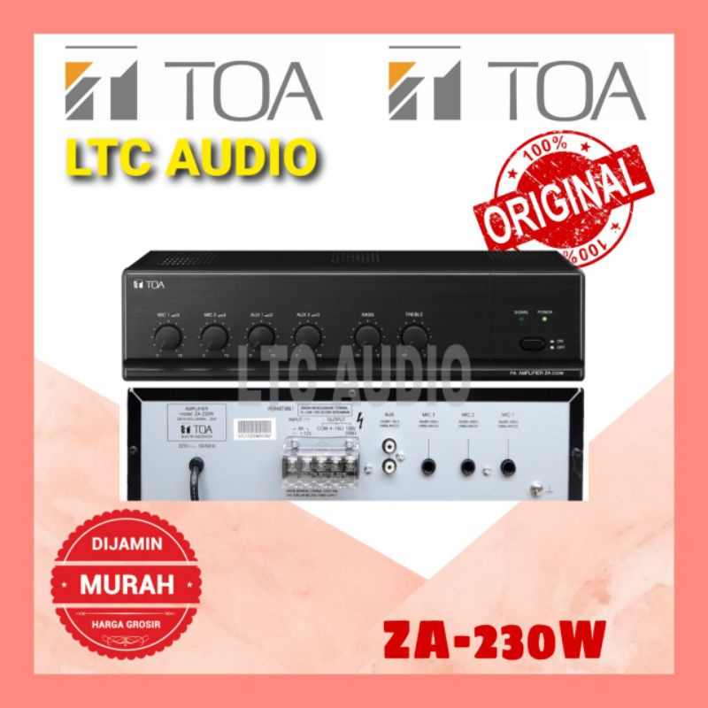 AMPLIFIER TOA ZA-230W / AMPLI TOA ZA 230 / TOA 230 / ZA 230