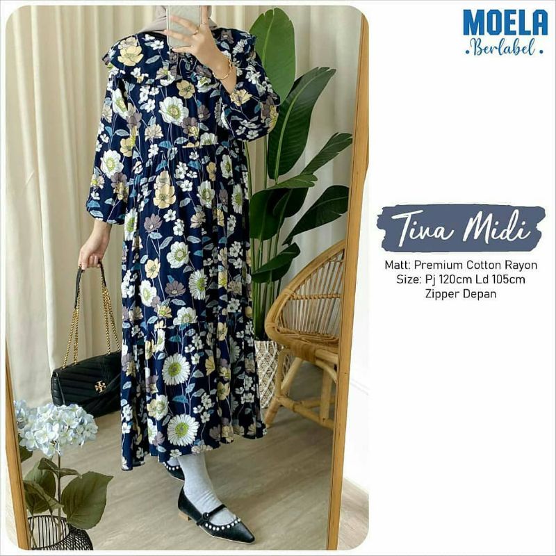 MOELA HIJAB BERLABEL - TINA MIDI