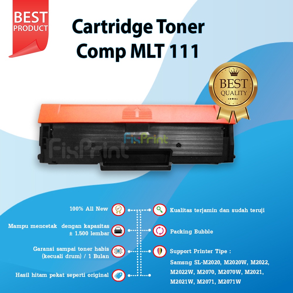 Cartridge Toner Compatible Samsung MLT-111 MLT111 MLT-D111S MLT-d111se Black, Printer Samsung