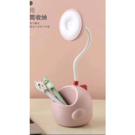 Lampu Meja Belajar Anak  Bentuk Karakter Lucu Unik Portable LED Eye