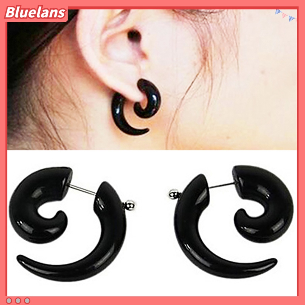 Bluelans Fashion Earring Stunning Punk Rock Style Unisex Snail Pattern Ear Nail