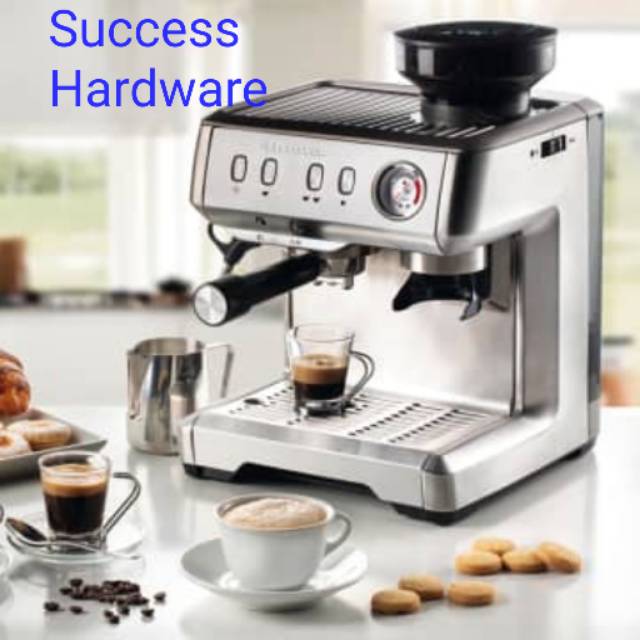 ARIETE COFFEE MACHINE ESPRESSO W/ GRINDER MESIN ESPRESSO S/S