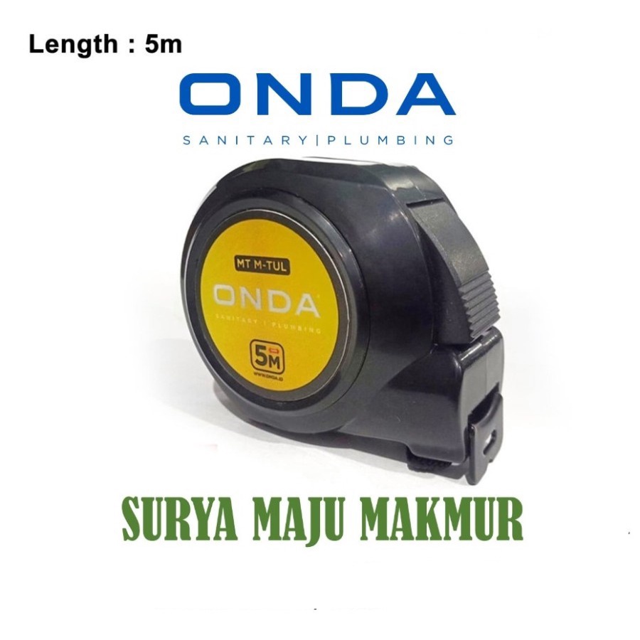 Meteran Otomatis ONDA MT M-TUL 5 Meter Ukur MT M-TUL 5 M / Meter
