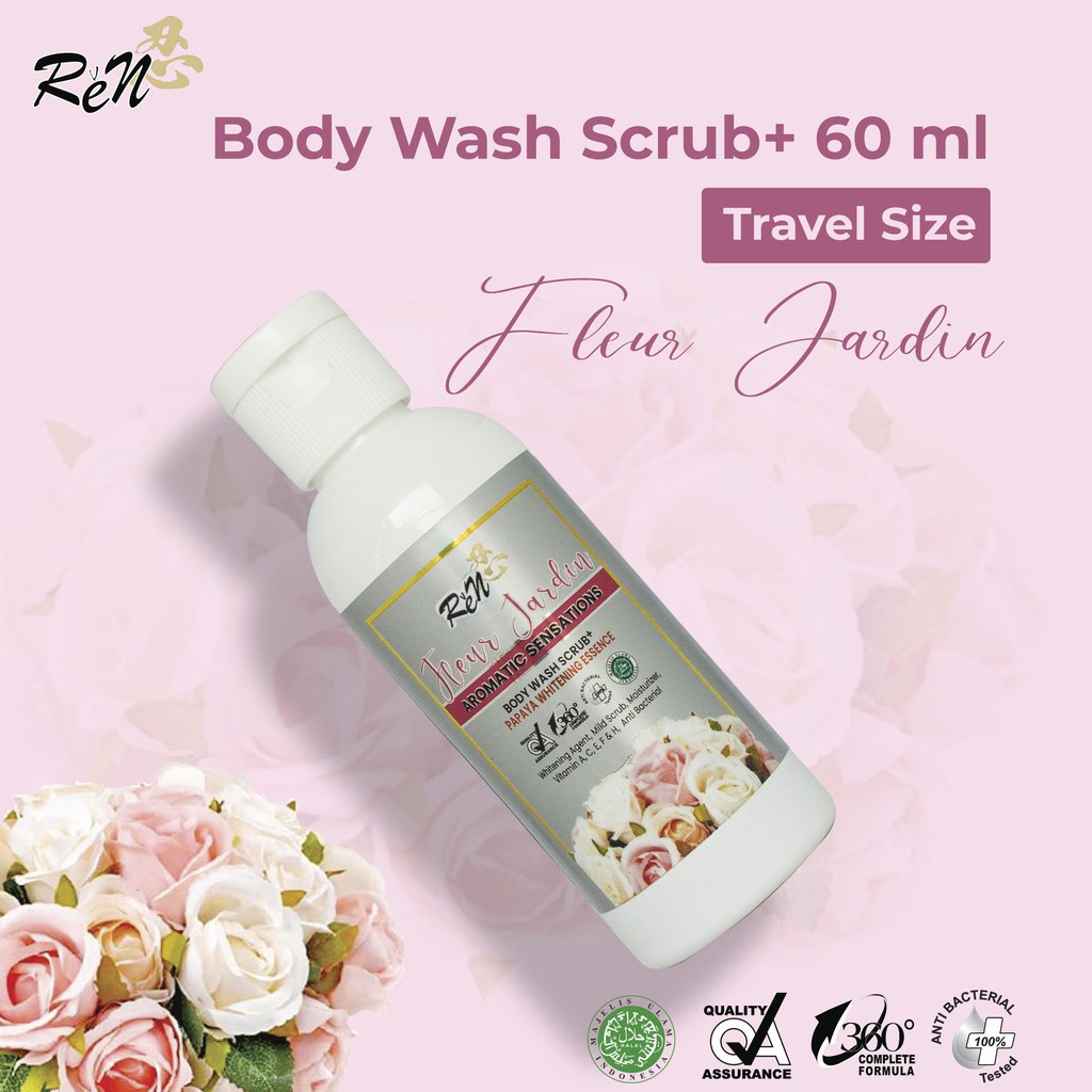 Ren Payaya Body Wash Scrub 60ML