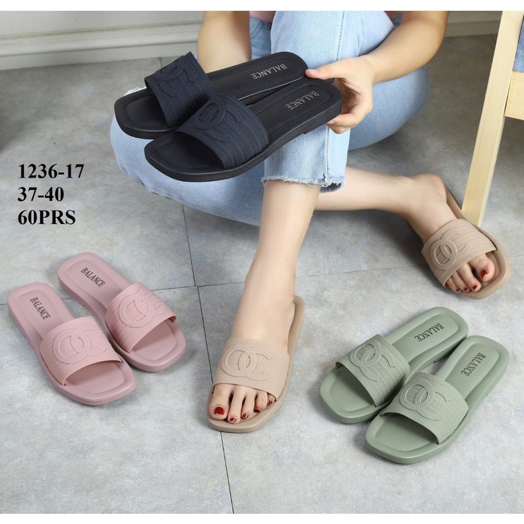 SANDAL JELLY WANITA BALANCE / sendal karet lentur / sendal selop / Sendal wanita Terbaru 2021/ sanda