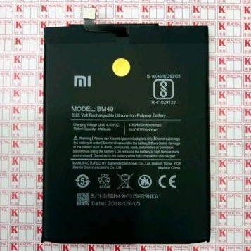 BATERAI BATRE BATTERY XIAOMI MI MAX BM49 ORIGINAL