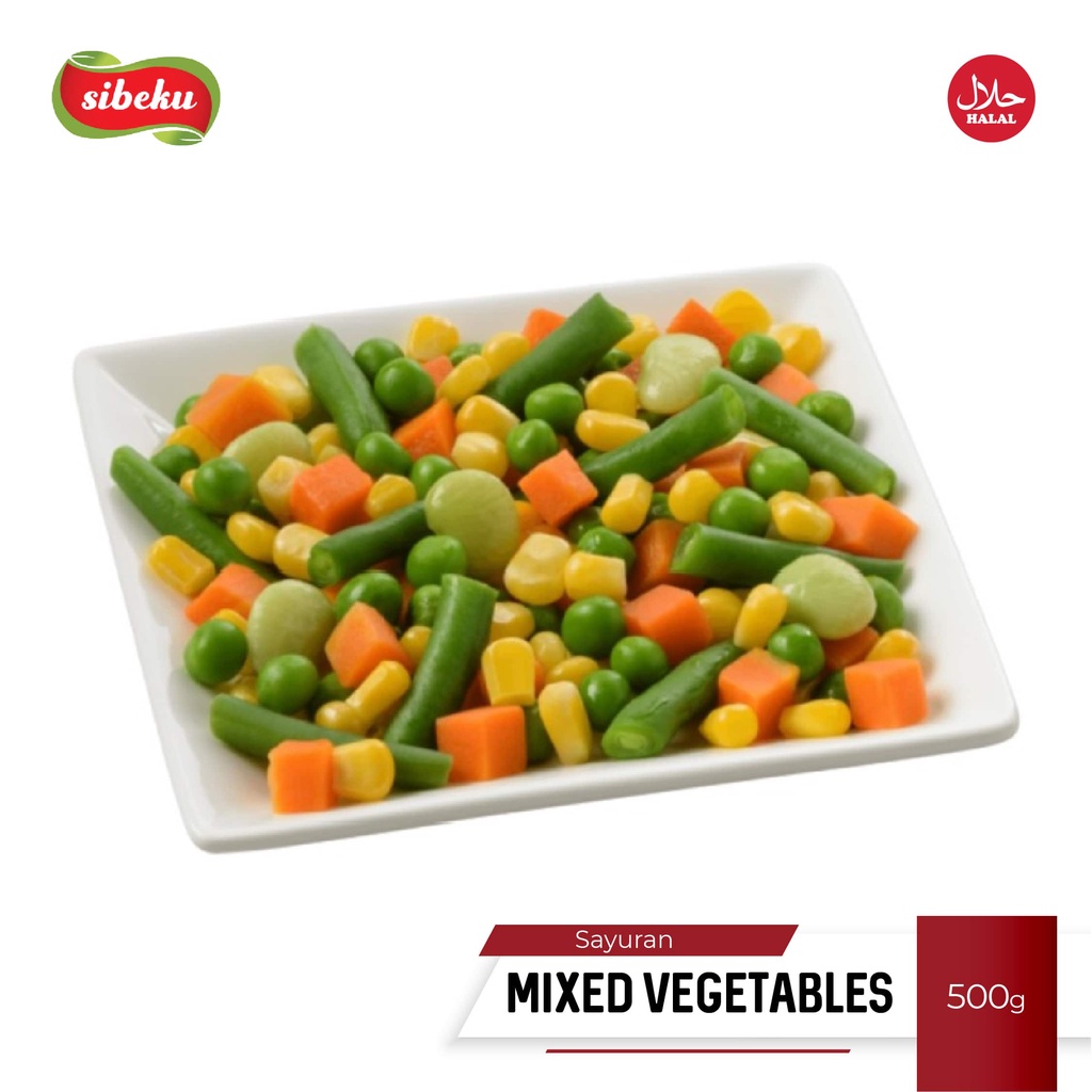 

Sayuran Campur / Mix Frozen Vegetables 500 gram - Sibeku