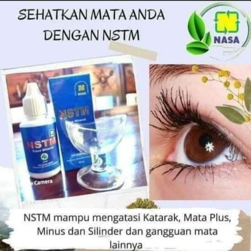 Nstm Trace Mineral Obat Tetes Mata Minus Katarak Sakit Mata Merah Original ORI NASA