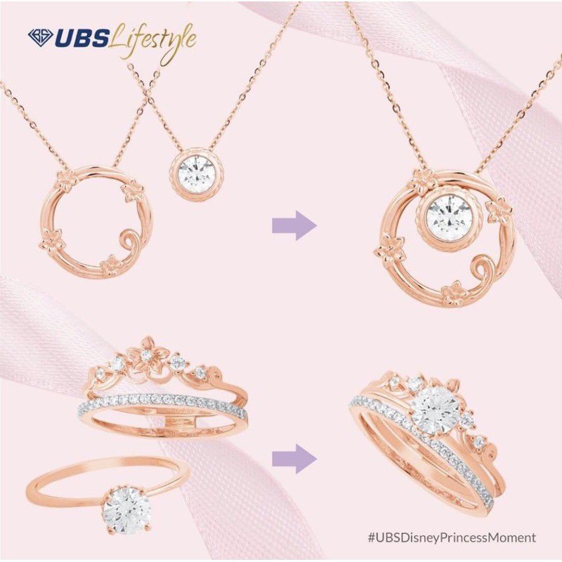 KALUNG DAN CINCIN RAPUNZEL PRINCESS 2 IN 1 TERBARU 3 LOOK UBS 375 700 8k 16k