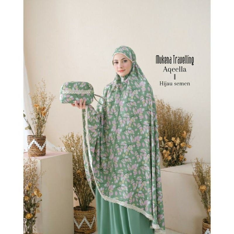 MUKENA TRAVELING RAYON MOTIF