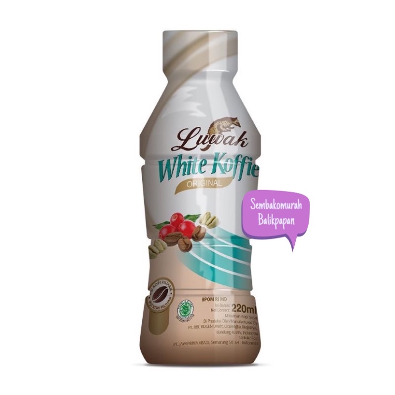 

luwak white coffee ready to drink 220ml