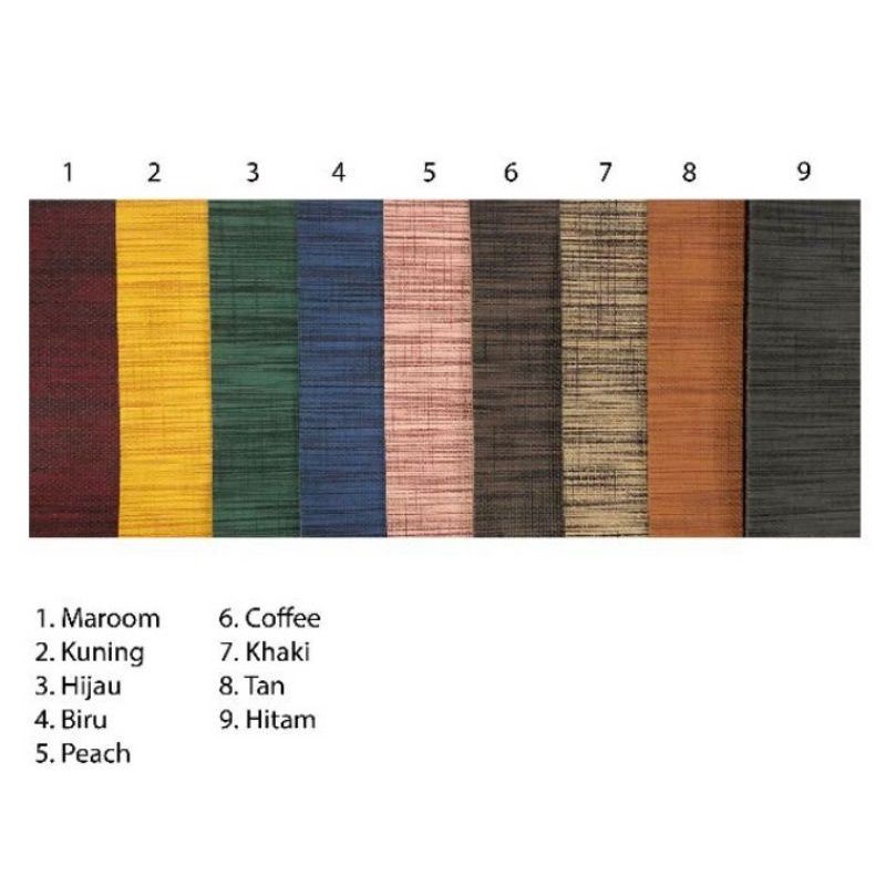 Bahan Kulit Sintetis Imitasi Motif serat kayu meteran