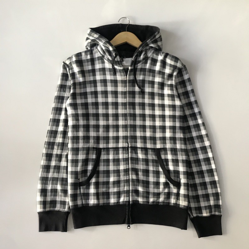 Zip Hoodie Uniqlo Tartan