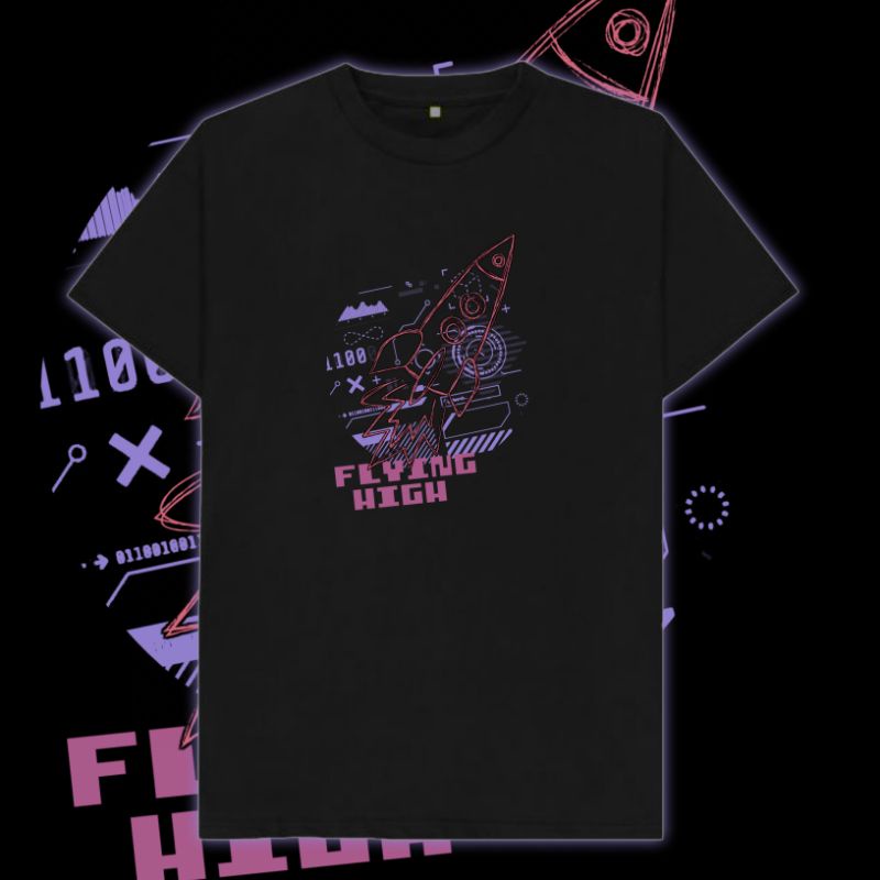 T-SHIRT/KAOS FLYING HIGH JKT48