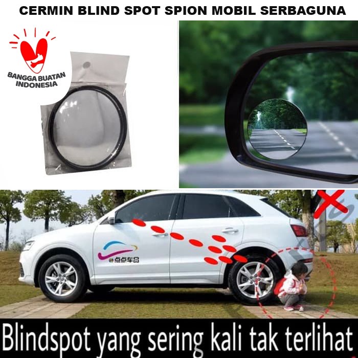 KACA TAMBAHAN SPION BLIND SPOT CAR MIRROR UNTUK MEMBANTU MELIHAT YANG TIDAK BISA TERLIHAT PADA SPION