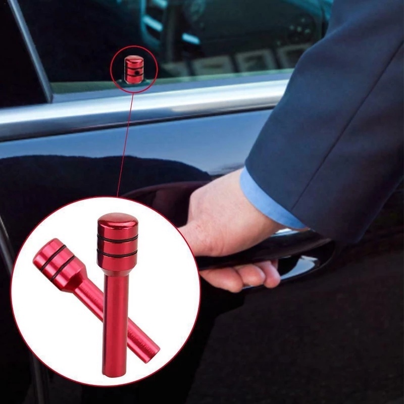 1 Pc Aluminum Alloy Car Safety Door Lock Universal Interior Knob Pull Pin