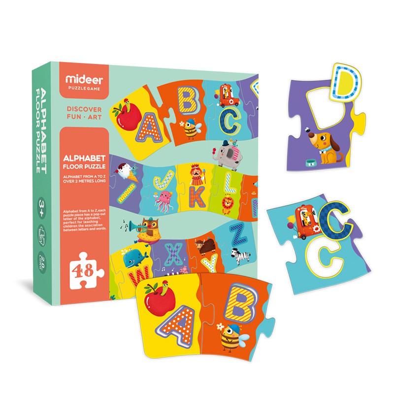 TweedySub - Mideer Puzzle Lantai - Huruf Alfabet
