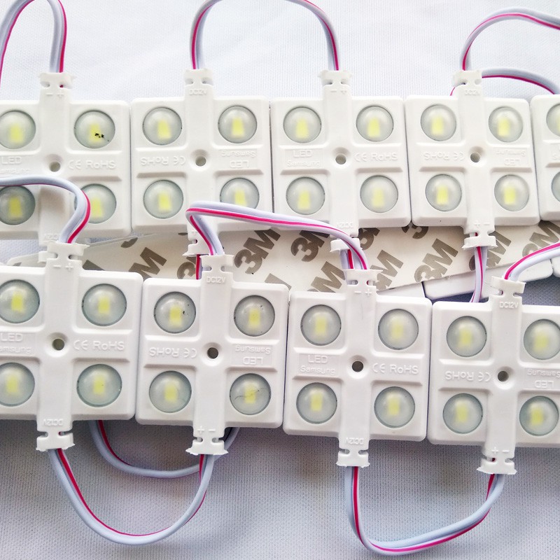 LED MODUL 12V 4 MATA 2X2 5630 LAMPU MODULE LED 12V