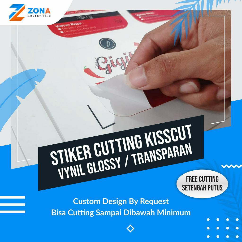 

CETAK STIKER CUTTING / STIKER BULAT/KOTAK / STIKER LABEL / STIKER KEMASAN / STIKER CUSTOM / (VYNIL) / UKURAN 1CM-4,5CM