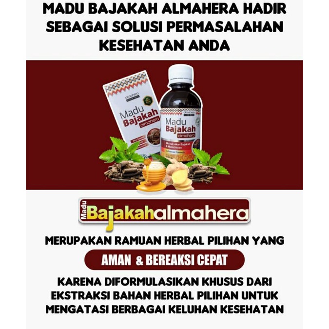 [100% ASLI] MADU BAJAKAH ALMAHERA ALAMI ORIGINAL ATASI STROKE ASMA BENJOLA KANKER