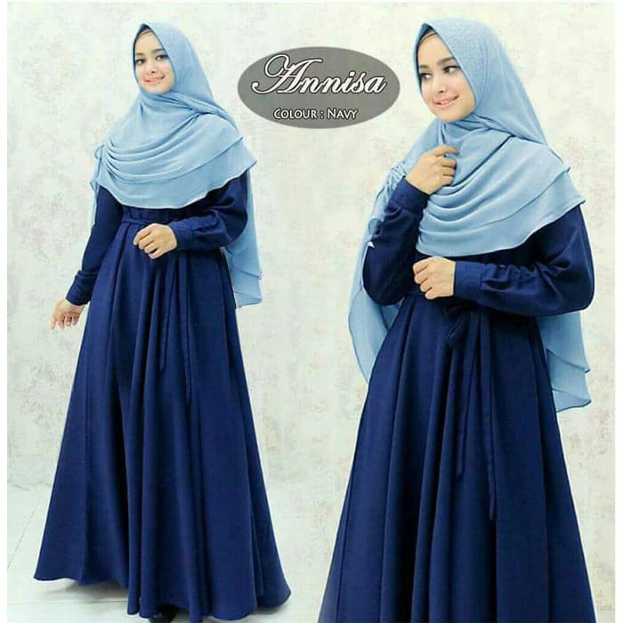 Baju Busana Muslim Wanita Gamis Syari Pesta Annisa Maxmara Terbaru