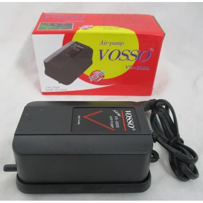 Vosso Air Pump VS - 3000 1 Way / Pompa Udara / Aerator Vosso V-3000