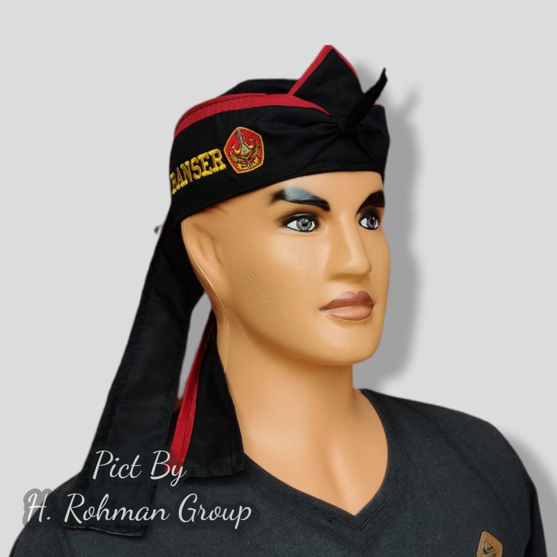 Blangkon Udeng Bordir Logo Banser IKET BENDO BANSER [ PENGIRIMAN GARUT ] Nu garut Banser Garut Nahdl