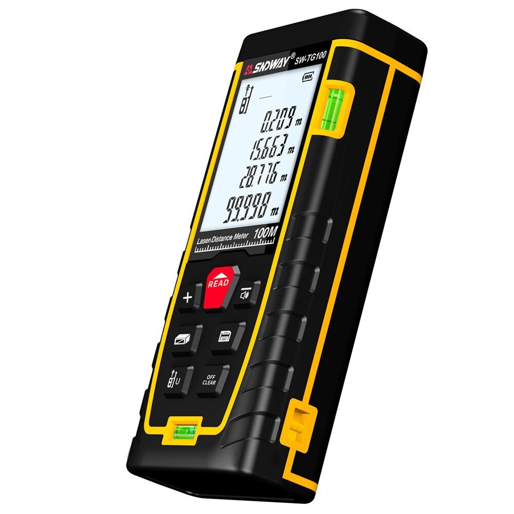 SW-TG100 SNDWAY - Infrared Laser Distance Meter Measurement Tool 100M