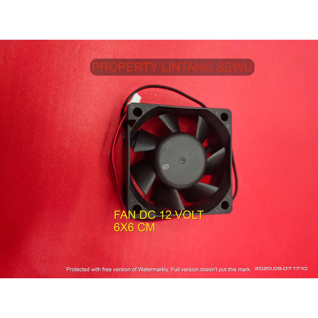 FAN KIPAS DC 12V 6X6CM fan kipas dc 12 v 6 x 6 cm