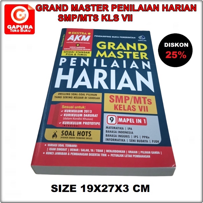 

GRAND MASTER PENILAIAN HARIAN SMP/MTS KLS VII