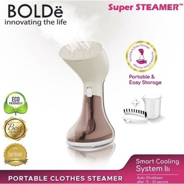 BOLDe super steamer Laviola clothes dryer  - setrika uap portable  -travel steaming iron Original