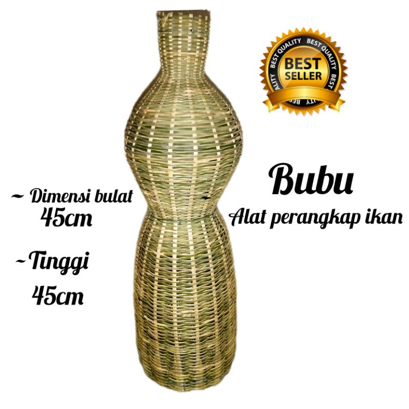 Bubu /wuwu alat perangkap ikan tradisional