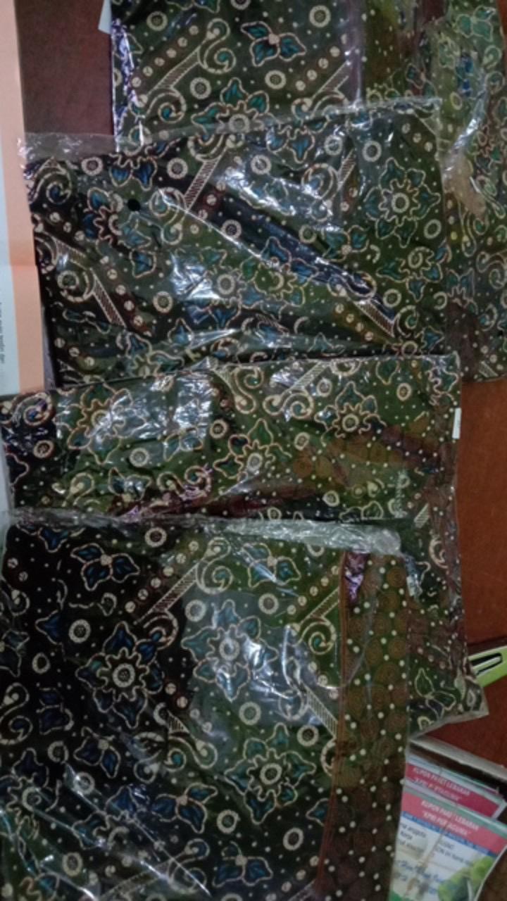 Batik Couple Keluarga Sania Ruffle Ori Ndoro Jowi Dnt Mataram
