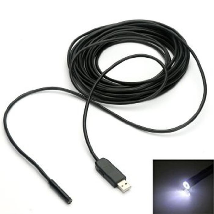 Unik Camera Endoscope Andorid SpyCam waterproof 6Led 2.5M Diskon